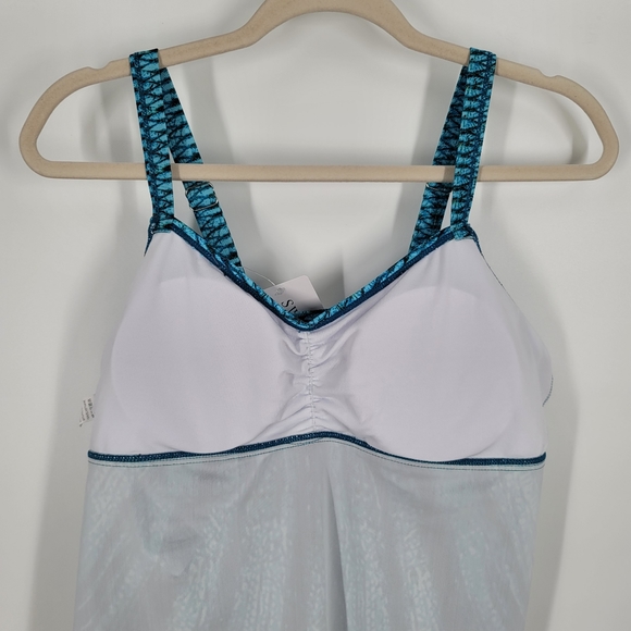 Mermaid Themed Tankini Swim Top Sz 2XL - Picture 7 of 12